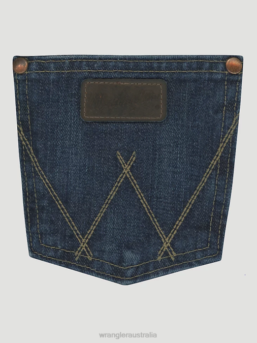 Retro Straight Fit Jean Boys Wrangler RHXV1014 Clothing Everyday Blue (JRT30EB)