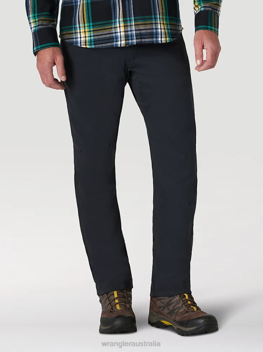 Rugged Wear Regular Fit Straight Leg Canvas Pant Men Wrangler RHXV650 Clothing Moss (31100MS)