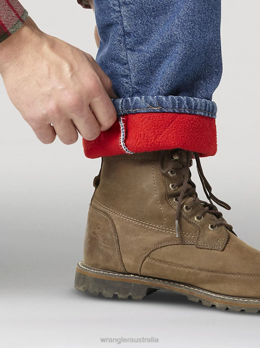 Rugged Wear Thermal Jean Men Wrangler RHXV196 Clothing Stonewashed (33213SW)