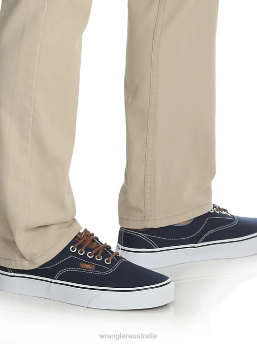 Slim Straight Stretch Cargo Pant Boys Wrangler RHXV957 Clothing Buff (9RKBWBF)