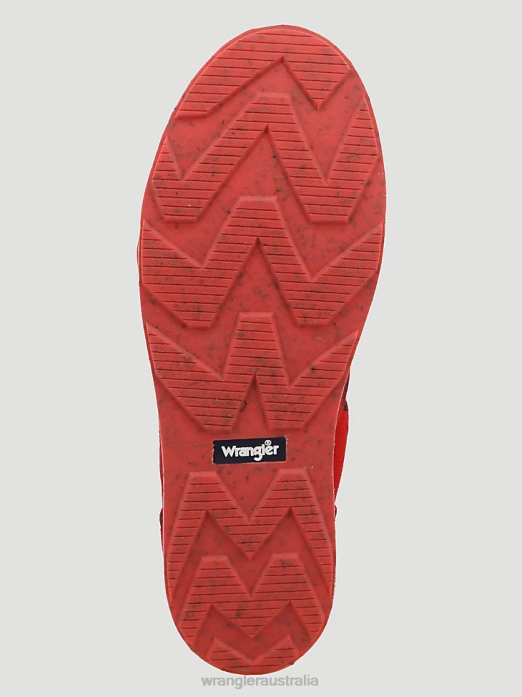 Southwestern Print Low Top Sneaker Women Wrangler RHXV931 Footwear Red/Black (112318572)