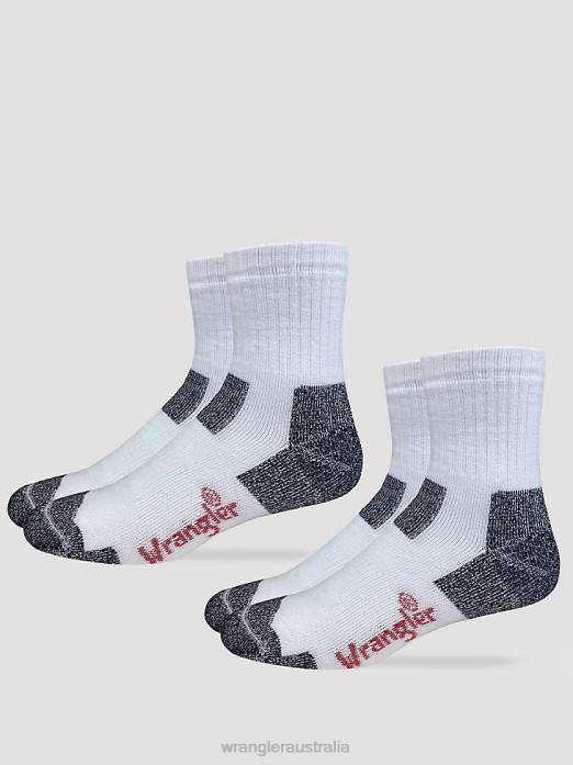 Steel Toe Ultra-Dri Socks (2-pack) Men Wrangler RHXV697 Accessories White (112351415)