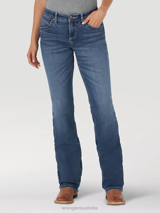 Ultimate Riding Jean Q-Baby Women Wrangler RHXV752 Clothing Briley (WRQ20JB)
