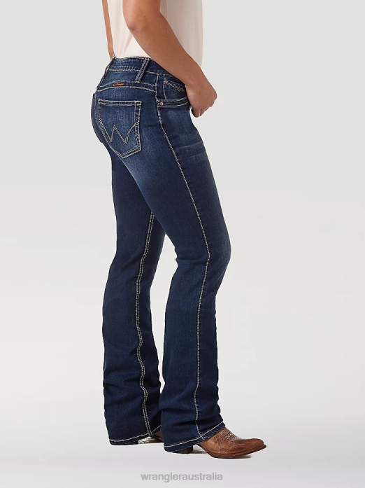 Ultimate Riding Jean Q-Baby Women Wrangler RHXV759 Clothing NR Wash (WRQ20NR)