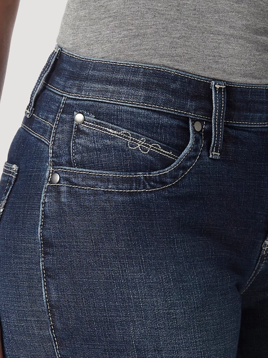 Ultimate Riding Jean Q-Baby Women Wrangler RHXV761 Clothing Wild Streak (WRQ20WI)