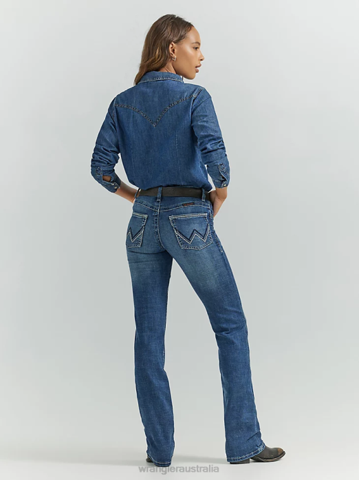 Ultimate Riding Jean Willow Women Wrangler RHXV785 Clothing Davis (WRW60DS)