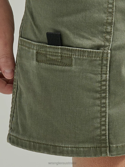 Utility Short (Husky) Boys Wrangler RHXV1034 Clothing Olive (112335701)