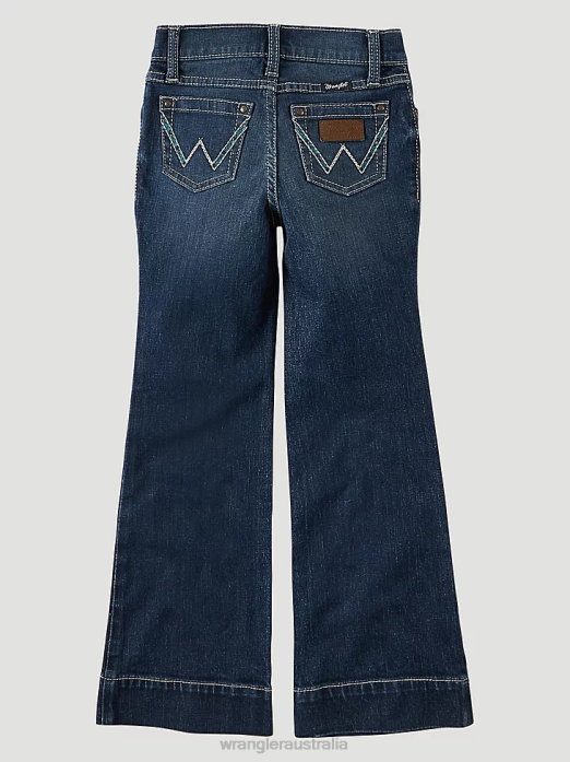 Wide Leg Trouser Jean Girls Wrangler RHXV1057 Clothing Jenna (112321497)