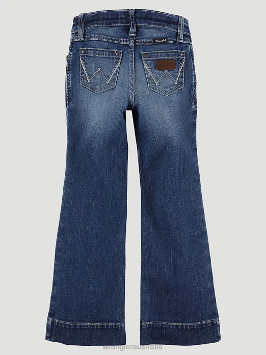 Wide Leg Trouser Jean Girls Wrangler RHXV1058 Clothing Shelby (112328298)