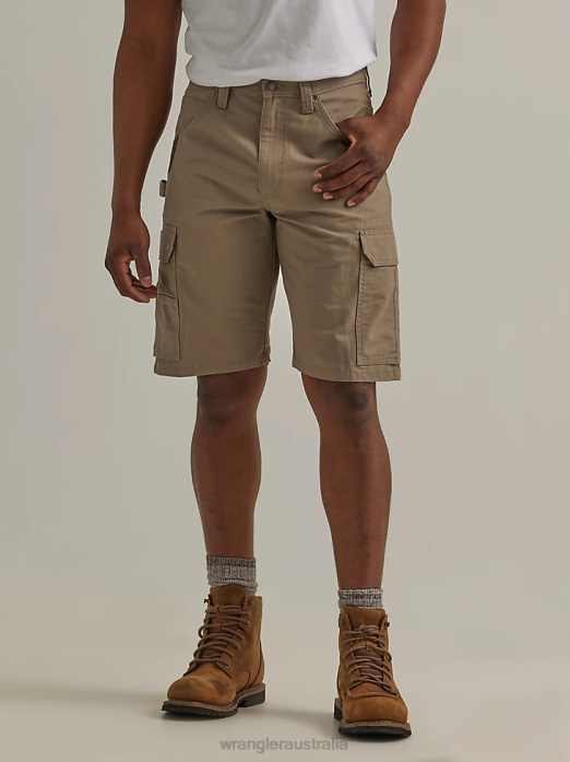 Workwear Ranger Cargo Short Men Wrangler RHXV602 Clothing Dark Khaki (112337741)