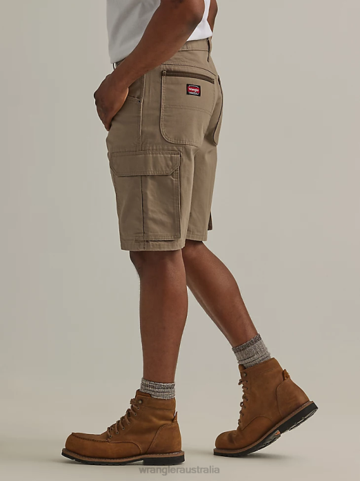 Workwear Ranger Cargo Short Men Wrangler RHXV602 Clothing Dark Khaki (112337741)