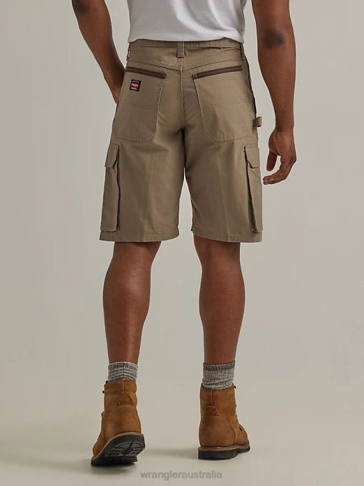Workwear Ranger Cargo Short Men Wrangler RHXV602 Clothing Dark Khaki (112337741)