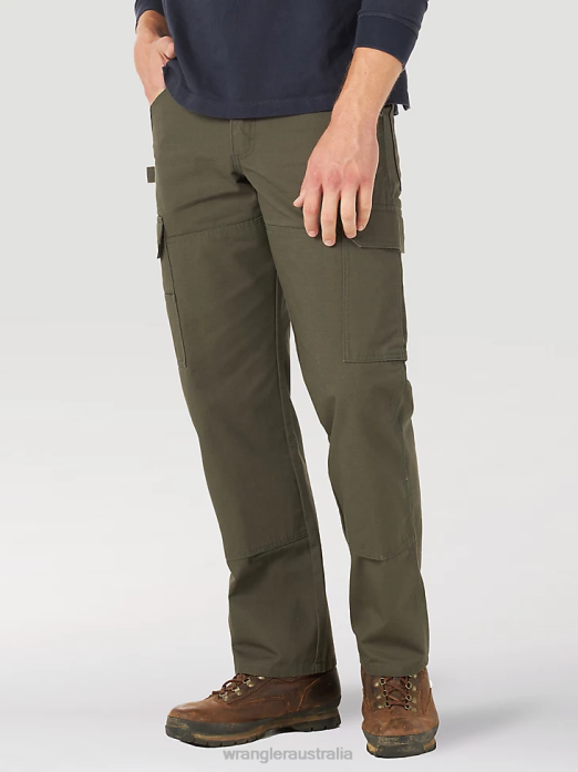 Workwear Ranger Pant Men Wrangler RHXV684 Clothing Loden (10WMWR1LD)