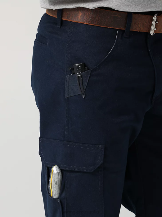 Workwear Twill Cargo Pant Men Wrangler RHXV690 Clothing Dark Sapphire (112320219)