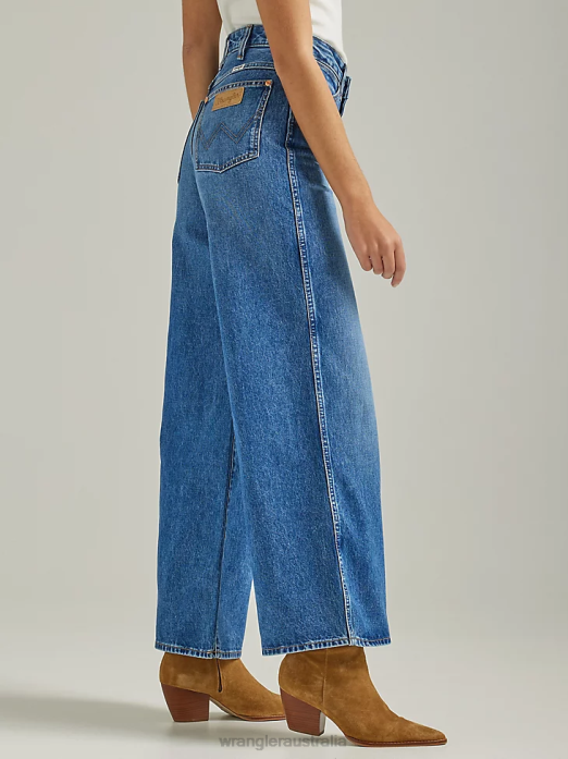 Worldwide 661 High Rise Wide Leg Jean Women Wrangler RHXV771 Clothing Preloved (112334587)