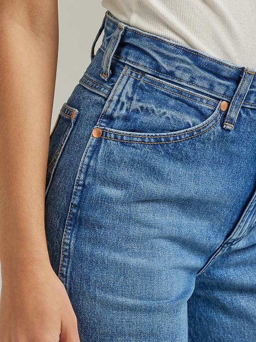 Worldwide 661 High Rise Wide Leg Jean Women Wrangler RHXV771 Clothing Preloved (112334587)