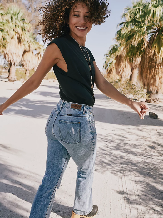 Worldwide 661 High Rise Wide Leg Jean Women Wrangler RHXV771 Clothing Preloved (112334587)