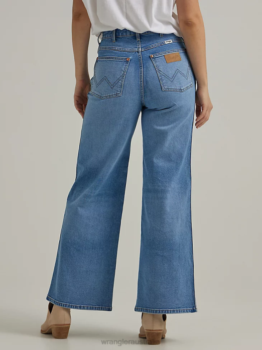 Worldwide 661 High Rise Wide Leg Jean Women Wrangler RHXV773 Clothing No Intentions (112334598)