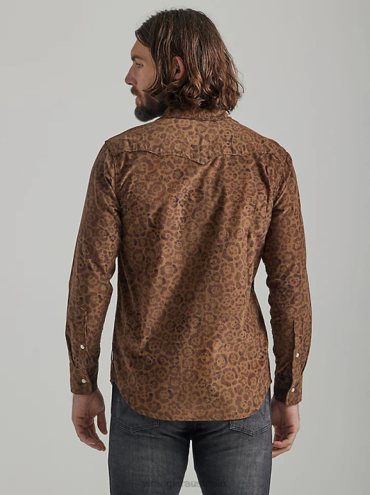 Wrinkle Resist Short Sleeve Western Snap Plaid Shirt Men Wrangler RHXV442 Clothing Gray Blue (112324663)