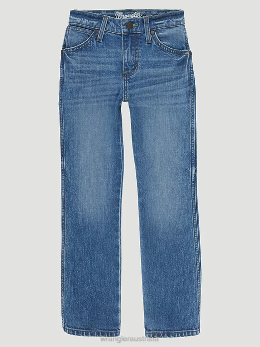 Retro Slim Straight Jean Boys Wrangler RHXV1068 Clothing Diamond Acres (112330400T)