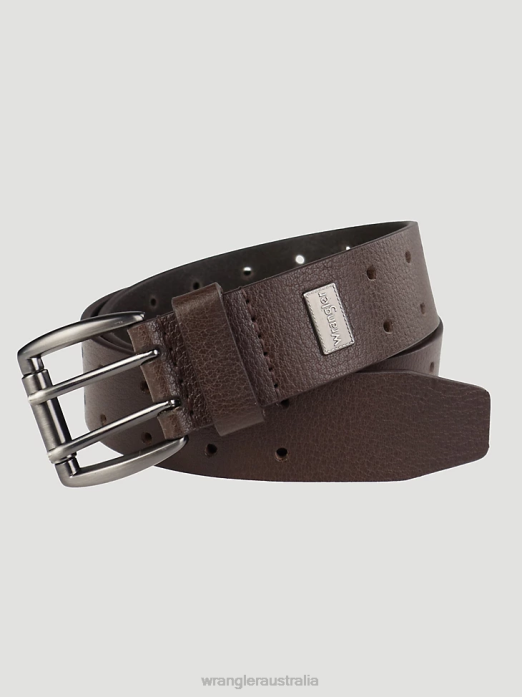 Perforated Belt Men Wrangler RHXV705 Accessories Brown (112347108)