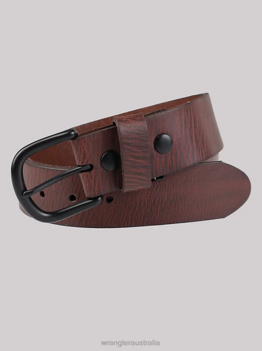 Tanned Leather Belt Men Wrangler RHXV706 Accessories Brown (112347105)