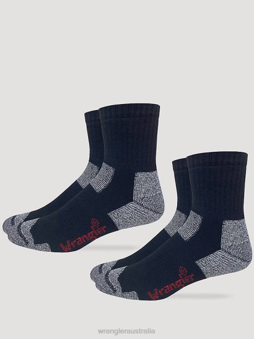 Steel Toe Ultra-Dri Socks (2-pack) Men Wrangler RHXV696 Accessories Black (112351404)