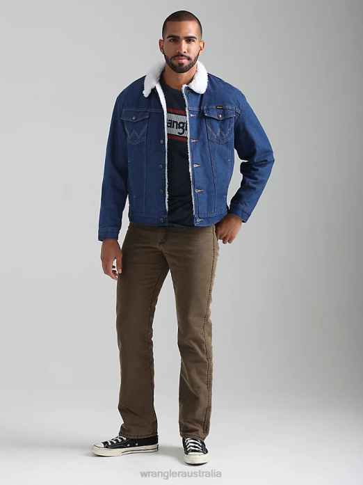 Rugged Wear Thermal Jean Men Wrangler RHXV195 Clothing Night Brown (33213NB)