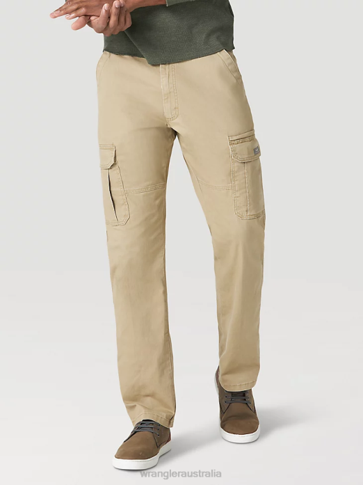 Authentics Relaxed Stretch Cargo Pant Men Wrangler RHXV232 Clothing Elmwood (10ZM7ABEW)