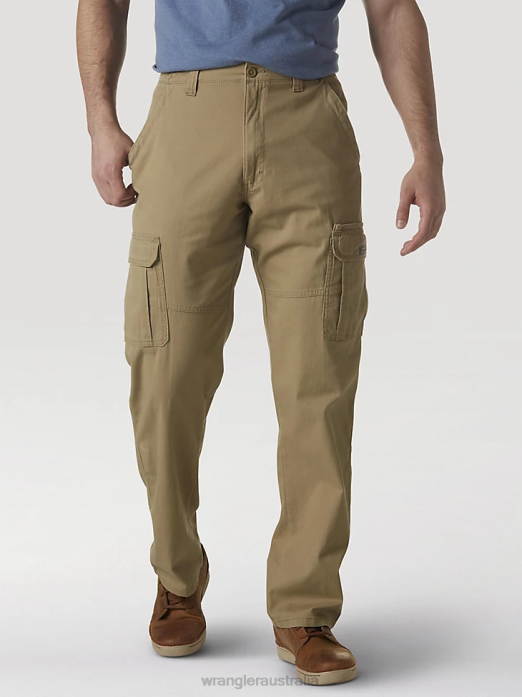 Five Star Premium Relaxed Fit Flex Cargo Pant Men Wrangler RHXV219 Clothing Elmwood (70ABWEW)