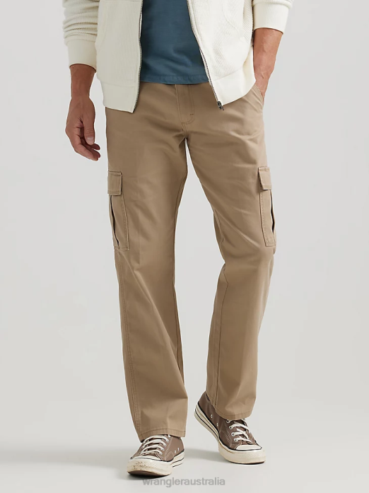 Legacy Cargo Twill Pant Men Wrangler RHXV247 Clothing Grain (70LEWGR)