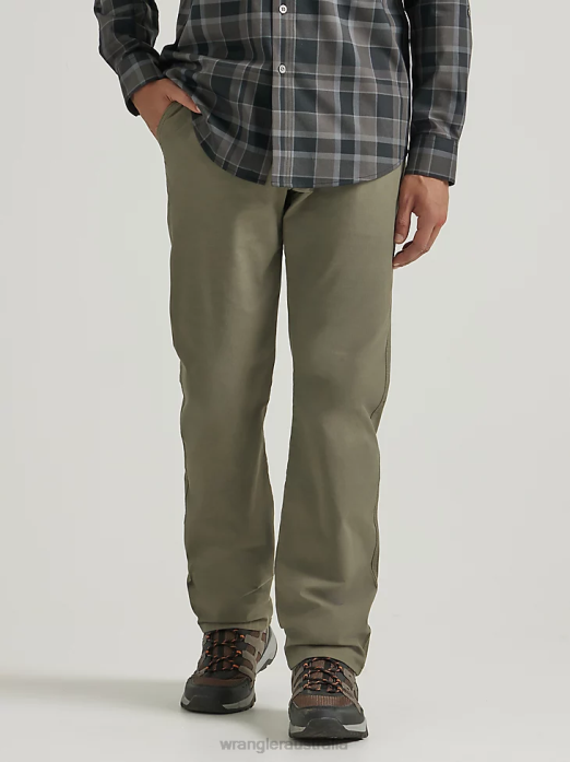 Outdoor Chino Pant Men Wrangler RHXV252 Clothing Dusty Olive (112343358)