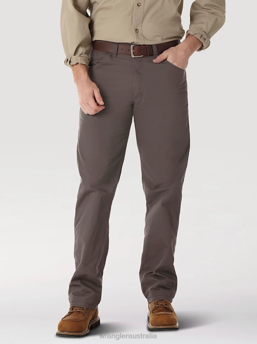 RIGGS Workwear Technician Pant Men Wrangler RHXV662 Clothing Charcoal (3W045CH)