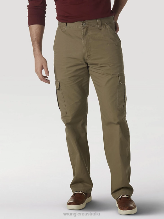 Ripstop Cargo Pant Men Wrangler RHXV236 Clothing Barley (70L3WML)