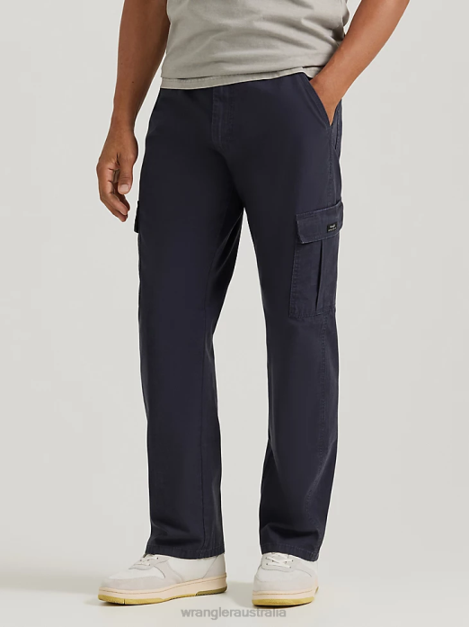 Ripstop Cargo Pant Men Wrangler RHXV237 Clothing Navy (70L3WNV)