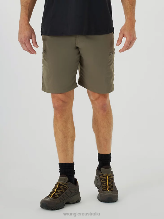 Authentics Comfort Waist Cargo Short Men Wrangler RHXV569 Clothing Morel (10ZM980MR)