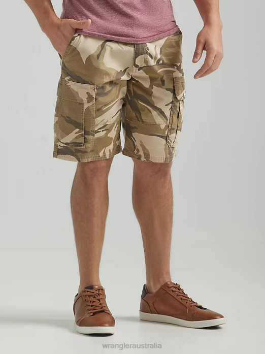 Five Star Premium Cargo Short Men Wrangler RHXV520 Clothing Wildwood Kelp Camo (112336223)