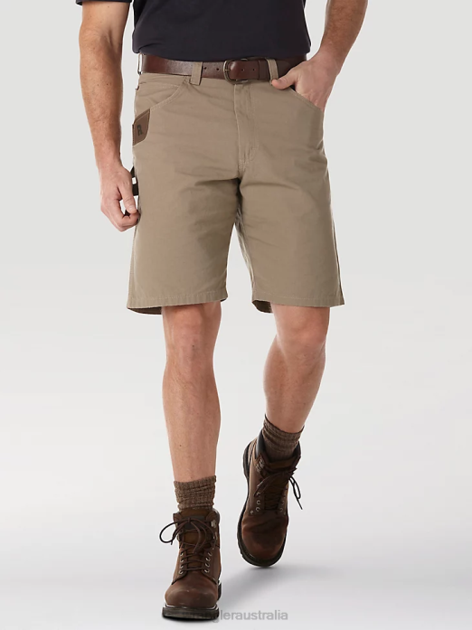 RIGGS Workwear Carpenter Short Men Wrangler RHXV544 Clothing Dark Khaki (3W320DK)
