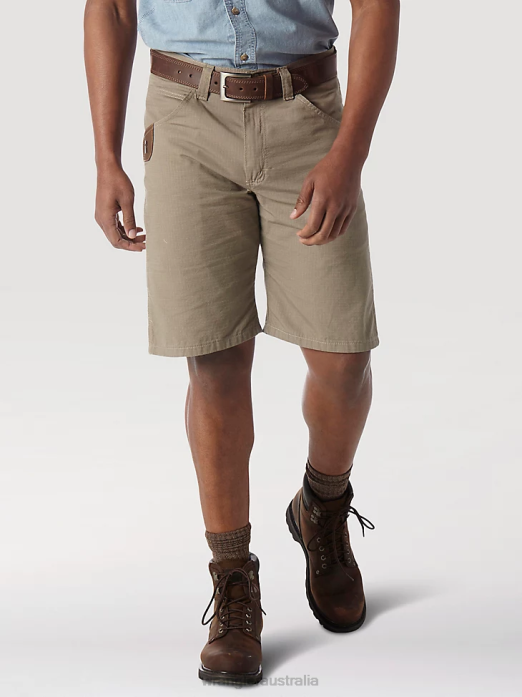RIGGS Workwear Technician Short Men Wrangler RHXV592 Clothing Dark Khaki (3W345DK)