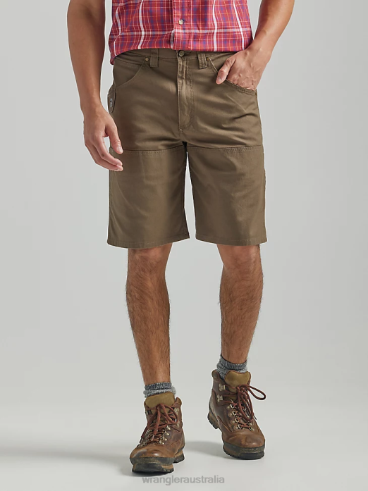 RIGGS Workwear Utility Relaxed Short Men Wrangler RHXV675 Clothing Light Brown (112325409)