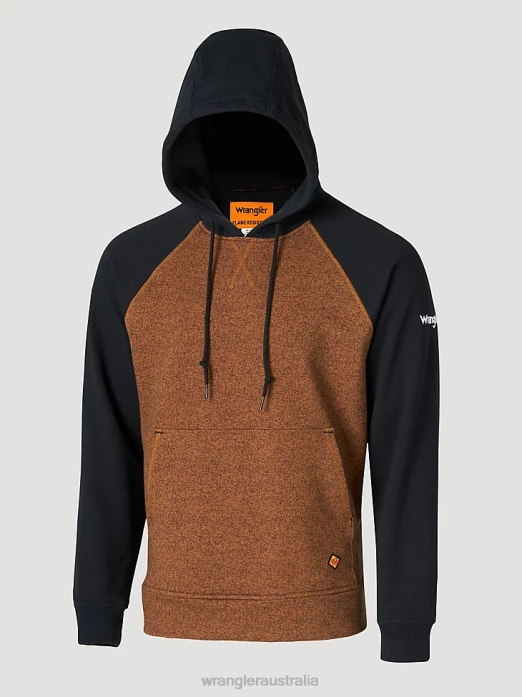 FR Flame Resistant Long Sleeve Pullover Hoodie Men Wrangler RHXV510 Clothing Clay (10FR171CL)