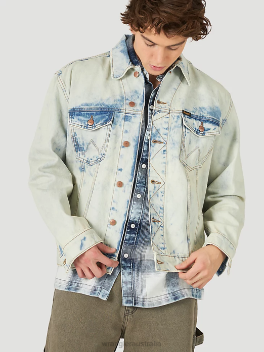 Heritage Anti-Fit Jacket Men Wrangler RHXV620 Clothing Salt Water (112317432)