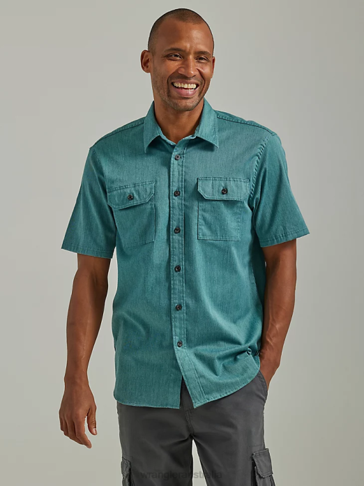 Epic Soft Flex Twill Shirt Men Wrangler RHXV359 Clothing Pacific (112330780)