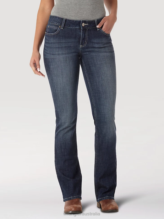Bootcut Jean Women Wrangler RHXV779 Clothing DO Wash (09MWZDO)